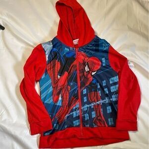 Marvel boys size 4 Spider-Man zip up jacket